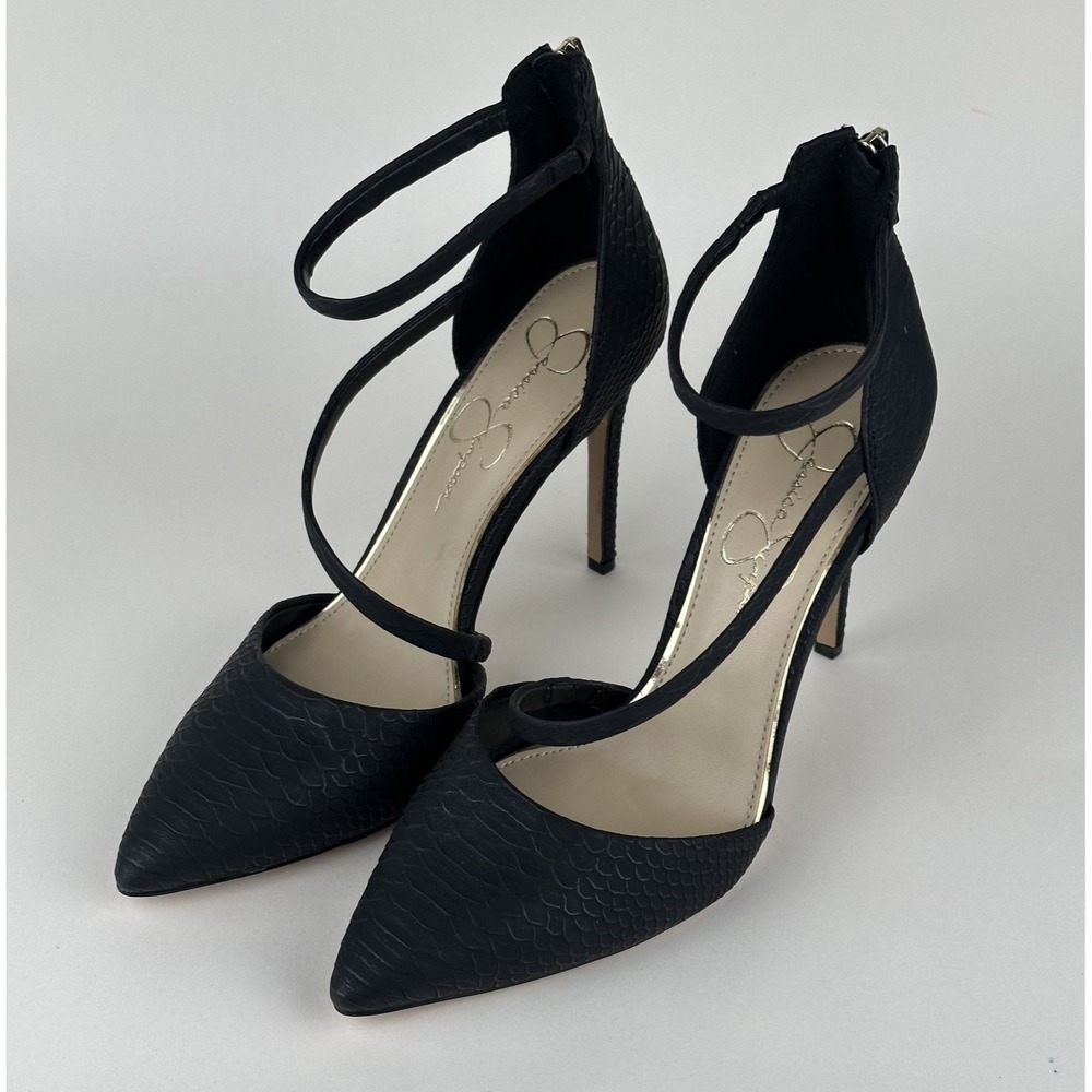 Jessica Simpson Piepper Women's Shoes Black Animal Print‎ D'Orsay Size 9 - Picture 2 of 9